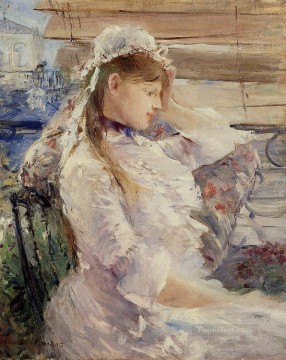 Detrás de las persianas Berthe Morisot Pinturas al óleo